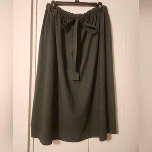 Vintage Forest Green Skirt
